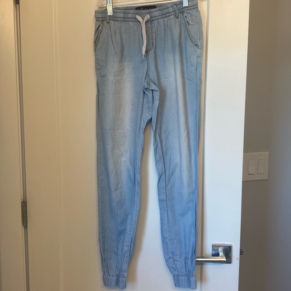 Light blue loose joggerss